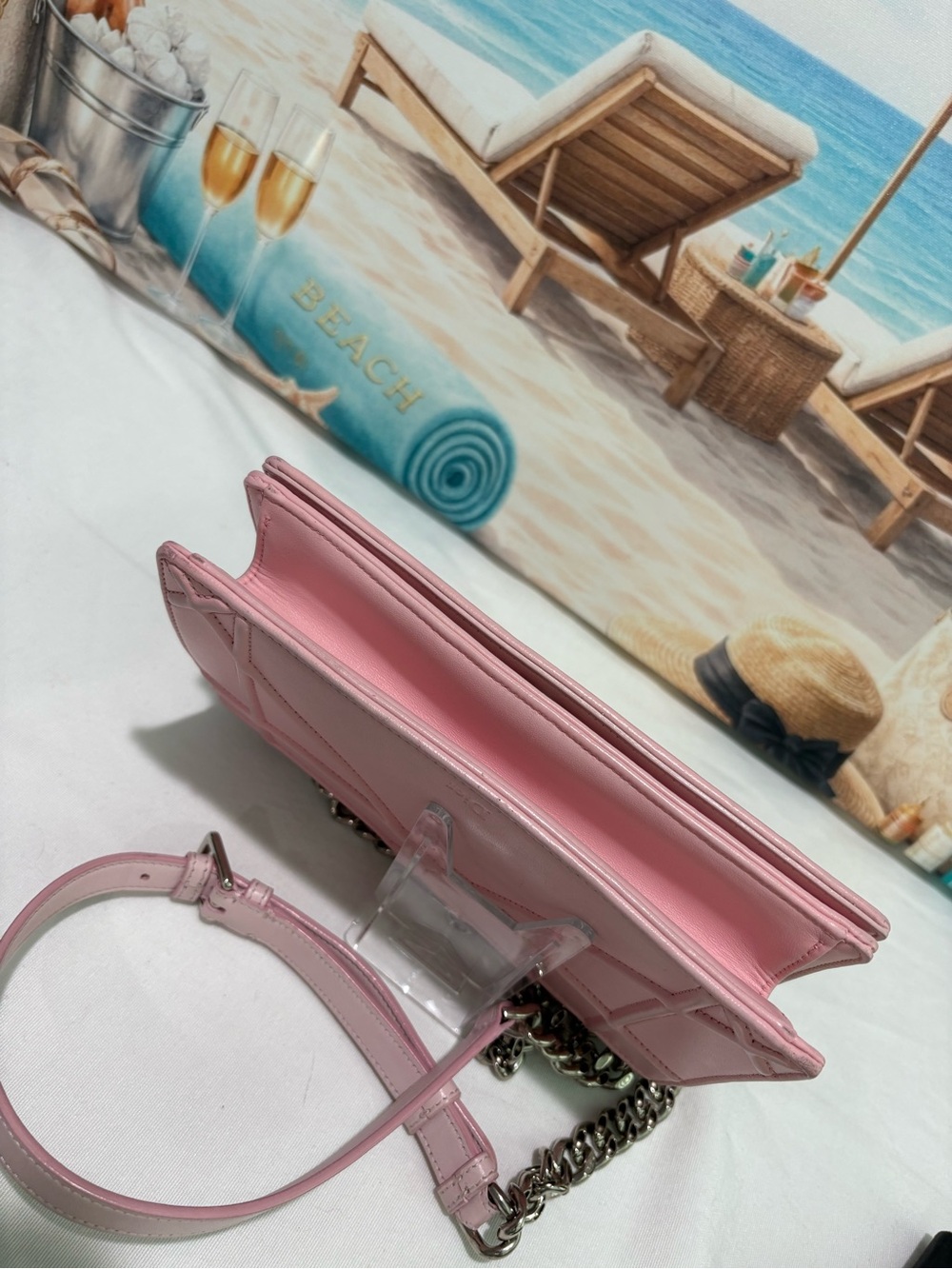Authentic Christian Dior Diorama Pink Shoulder Bag w/ Certificate - Picture 9 of 15